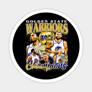 Golden State 2017 NBA Champs Magnet